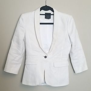 Smythe Les Vestes White Linen Blazer Jacket 2
